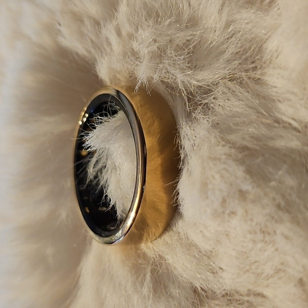 Oura Gold and Black Ring